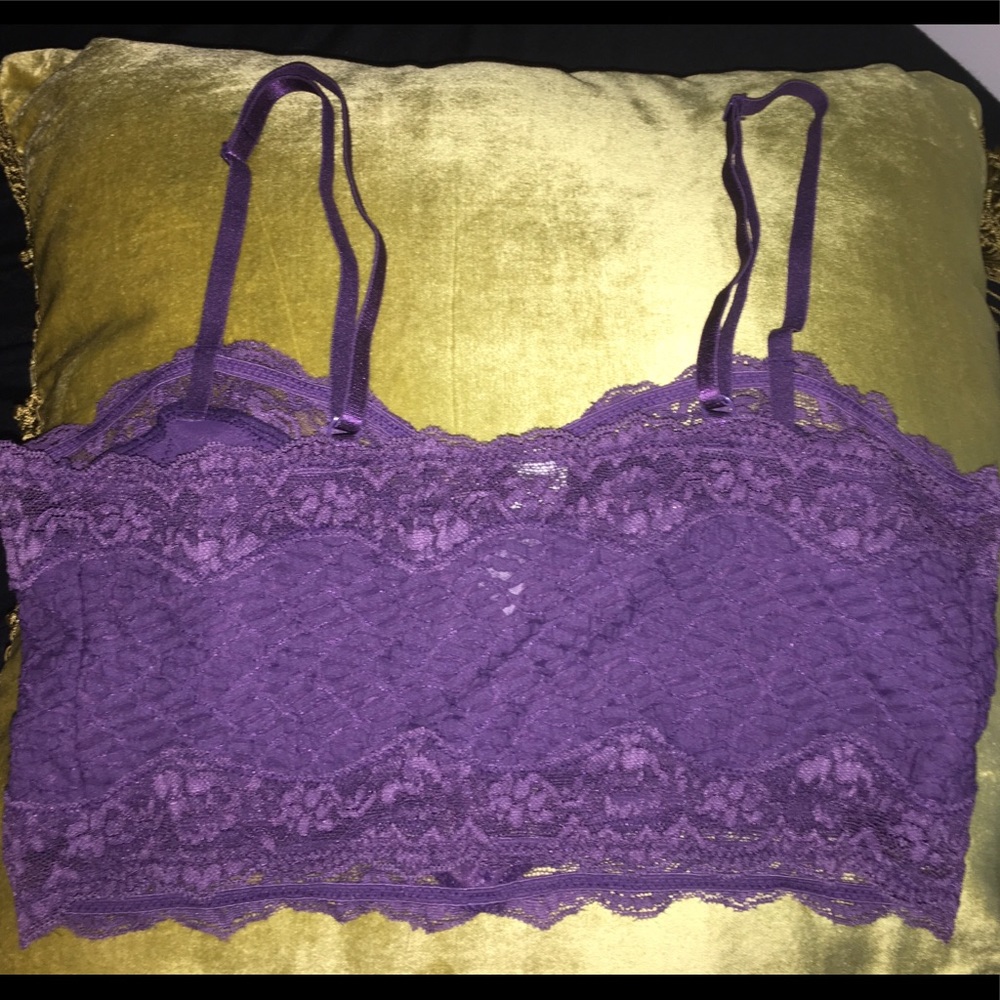 Free People Purple Lace Bralet - Picture 3 of 3